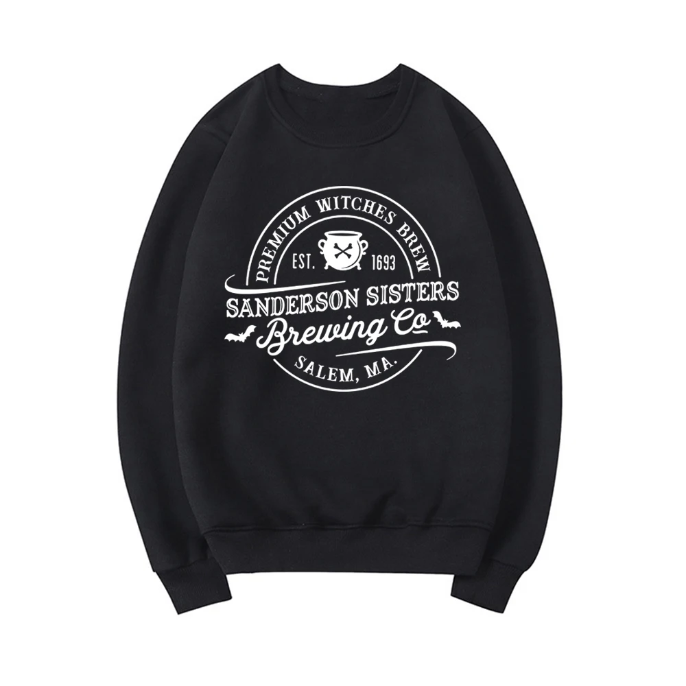  Crewneck Sweatshirt Sanderson Sister Witches Brewing Co Hoodie Prem Witches Bre - £102.83 GBP