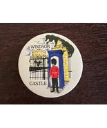 Vintage Windsor Castle Travel Souvenir Collector Pin Pinback 2 1/4&quot; Engl... - $9.90
