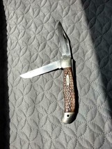 CASE XX Knife 2 Blades with Hole in Handle - Holds really tight - $100.00