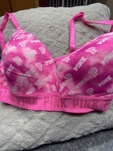 Victoria&#39;s Secret PINK Wear Everywhere Wireless Lightly Lined Bra 34D Ho... - £14.24 GBP