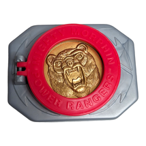 Vintage 90s Mighty Morphin Power Rangers Buckle w/ 2 Bronze Double Sided Coins  - £6.35 GBP