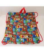 Super Mario Draw String Bag backpack Luigi Yoshi - $185.65 MXN