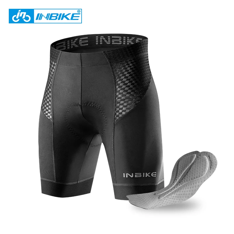 INBIKE Pro Cycling Shorts 3D Thickened Pad MTB Bike Shorts Shockproof Men Downhi - $152.23