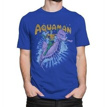 Aquaman And Storm The Seahorse Men&#39;s T-Shirt Blue - £23.16 GBP+