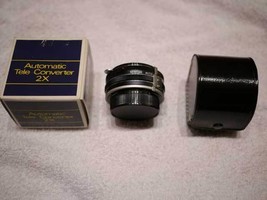 Kentar Automatic 2X Teleconverter SLR Camera Lens Adapter w/ Case &amp; Original Box - £10.93 GBP