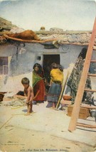 DB Postcard AZ K100 Hopi Home Life Mishongnoir Arizona Indian Children Playing - £6.43 GBP