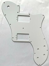 Guitar Pickguard For Fender Professional Tele Deluxe Shawbucker,3 Ply White - £15.82 GBP