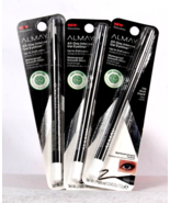 3 Ct Almay 0.045 Oz All Day Intense 110 Rich Black Waterproof Gel Eyeliner - $570.99 MXN
