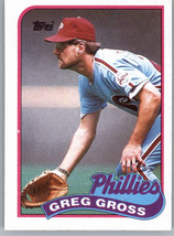 1989 Topps 438 Greg Gross  Philadelphia Phillies - £0.77 GBP