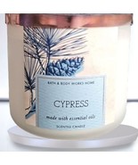 Rare Bath &amp; Body Works CYPRESS Large 3-Wick Candle  - $43.83 CAD