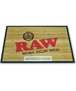 RAW Natural Bamboo Door Mat 30&quot; x 18&quot; Wooden Slat Rug Bathroom Kitchen Home - €21,27 EUR