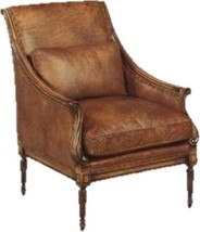 Accent Accent Chair Chair Traditional Traditional Wood Leather Wood MK-142 - £3,972.32 GBP