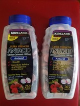 2 PACK KIRKLAND ANTACID ASSORTED BERRY 265 TABLETS ULTRA STRENGHT 1000MG - £33.31 GBP