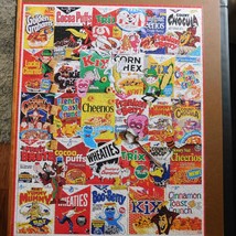 White Mountain 1000 Pc General Mills Cereal Boxes Jigsaw Puzzle 24 x 30 COMPLETE - £11.40 GBP