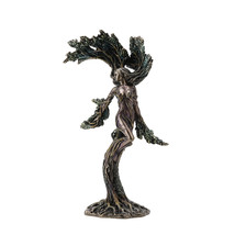 Bronze Finished Meliae The Forest Nymph Statue Greek Mythology - £54.75 GBP