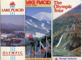 3 Lake Placid Olympic Development Authority Brochures New York  - $27.72