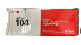 Genuine Canon Cartridge 104 Black Toner New - $54.45