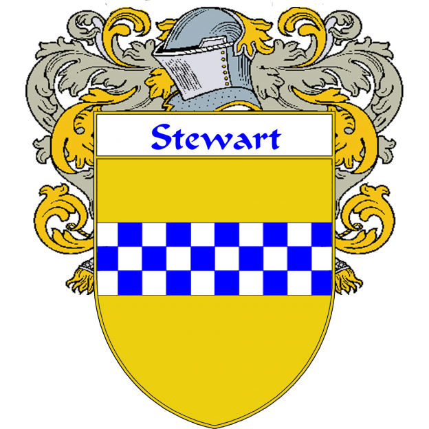 Stewart Family Crest / Coat of Arms JPG and PDF - Instant Download - $2.90