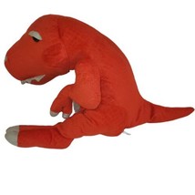 Toys R Us Plush Red Dinosaur Tan Tummy Geoffrey Stuffed Animal 2016 20&quot; - £11.09 GBP