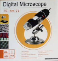 Brand New Rohs Digital Micro scope Still In Box Black USB 16000X-Many Us... - $19.79
