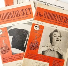 Workbasket Needlecraft Crafts Booklets Lot Of 5 Antique 1948-1955 Home Arts E25 - £23.88 GBP