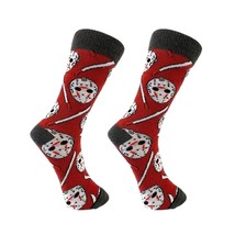 Mens Unisex Horror Movie Novelty Jason Voorhees Hockey Mask Character Crew Socks - £6.83 GBP