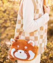 Red Panda Plush Shoulder Bag - $39.99