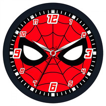 Spider-Man Mask Logo 10&quot; Wall Clock Multi-Color - $26.98