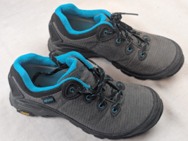 Ahnu Sugarpine II Womens Size 7.5 Hiking Shoes Waterproof Grey Blue 1019... - $29.69