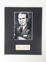 Claude F. Dixon Signed Matted 8x10 Display Charles Mayo assistant Autographed - £19.83 GBP