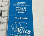 Matchbook Cover  Sea Breeze A Family Restaurant Guilford, CN  gmg  Unstruck - $12.38