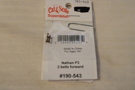 HO Scale Cal Scale, Nathan P3 Horn, 2 bells forward, #190-543 - $12.00