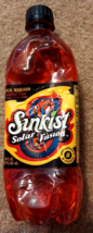 Sunkist Solar Fusion bottle soda pop 20 ounce 2010 mandarin orange oz co... - £65.81 GBP