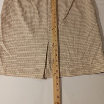 Kasper Women's Tan/Beige Back Zipper & Slit Pull-On Skirt Size 10 Waist 34" image 11
