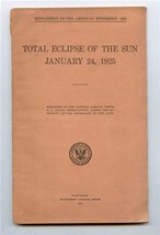 Total Eclipse of the Sun January 24, 1929 Naval Observatory Maps News Cl... - £68.83 GBP