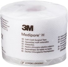 7778405 PT# 2862 Tape Medipore H Surgical 2&quot;x10yd Soft Cloth Adh 1/Roll ... - £19.97 GBP