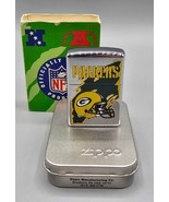 VINTAGE 1997 Green Bay PACKERS Chrome Zippo Lighter #443 - NEW in PACKAGE  - £36.75 GBP