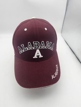 Alabama (Crimson Tide Structured Hat (Adjustable) Vtg Maroon - £14.96 GBP