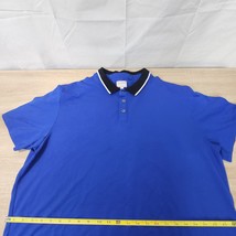 Guess Jeans Short Sleeve Pique Tape Polo Shirt Size XXL Electric Sapphire Blue - £21.22 GBP