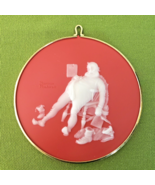 1988 Hallmark Christmas Norman Rockwell  Cameo Ornament And To All A Goo... - £7.81 GBP