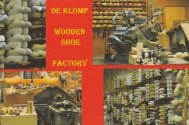 Postcard De Klomp Wooden Shoe Factory Holland Michigan Unused Continental Card - £4.63 GBP