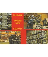 Postcard De Klomp Wooden Shoe Factory Holland Michigan Unused Continental Card - $5.93