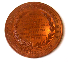 1905 US Denver 39th National GAR Encampment Medal Pikes Peak Civil War Veteran - £38.94 GBP