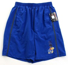 Colosseum Blue University of Kansas Jayhawk Athletic Shorts Men&#39;s NWT - £39.22 GBP