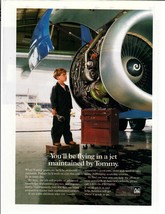 1998 Promise Education Print Ad Flying in A Jet Maintained by Tommy Airc... - $12.55