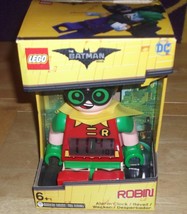 lego batman movie robin clock large minifig new in box clictime - £25.69 GBP