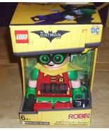 lego batman movie robin clock large minifig new in box clictime - $44.48 CAD