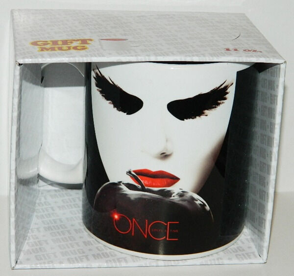 Once Upon A Time Black Swan and Apple 11 oz Ceramic Coffee Mug NEW BOXED - $6.89