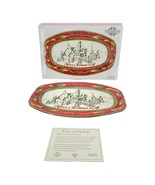 Holiday Fitz and Floyd Sentiment Serving Tray Merry Christmas to All St ... - £23.73 GBP