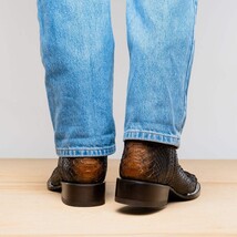 Marco Di Milano Genuine Snake Skin Cowboy Boot Missouri Lisboa image 8